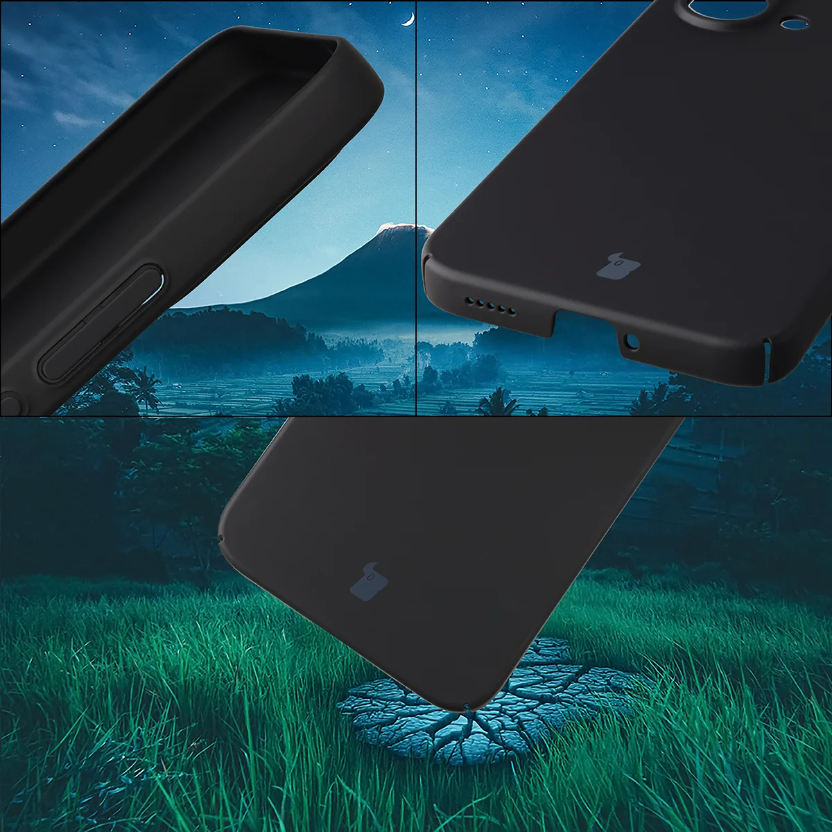 Integrated button covers, cutouts, and hard material of the Bizon Case Slate for Xiaomi POCO X8 Pro Max
