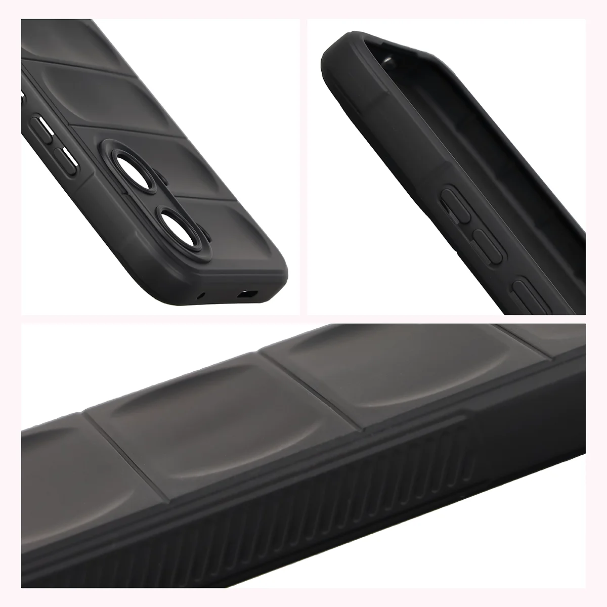 Textured sides and raised edges of the screen and camera in the Bison Case Tur for Xiaomi POCO X8 Pro Max