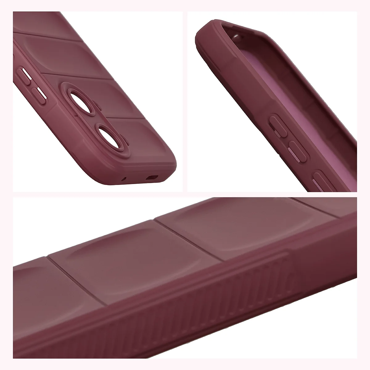 Textured sides and raised edges of the screen and camera in the Bizon Case Tur for Xiaomi POCO X8 Pro Max