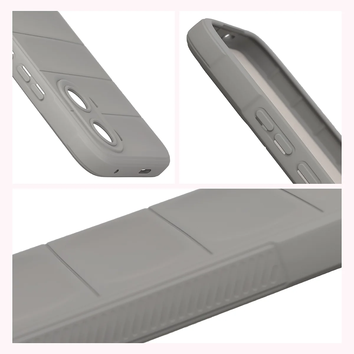 Textured sides and raised edges of the screen and camera in the Bison Case Tur for Xiaomi POCO X8 Pro Max