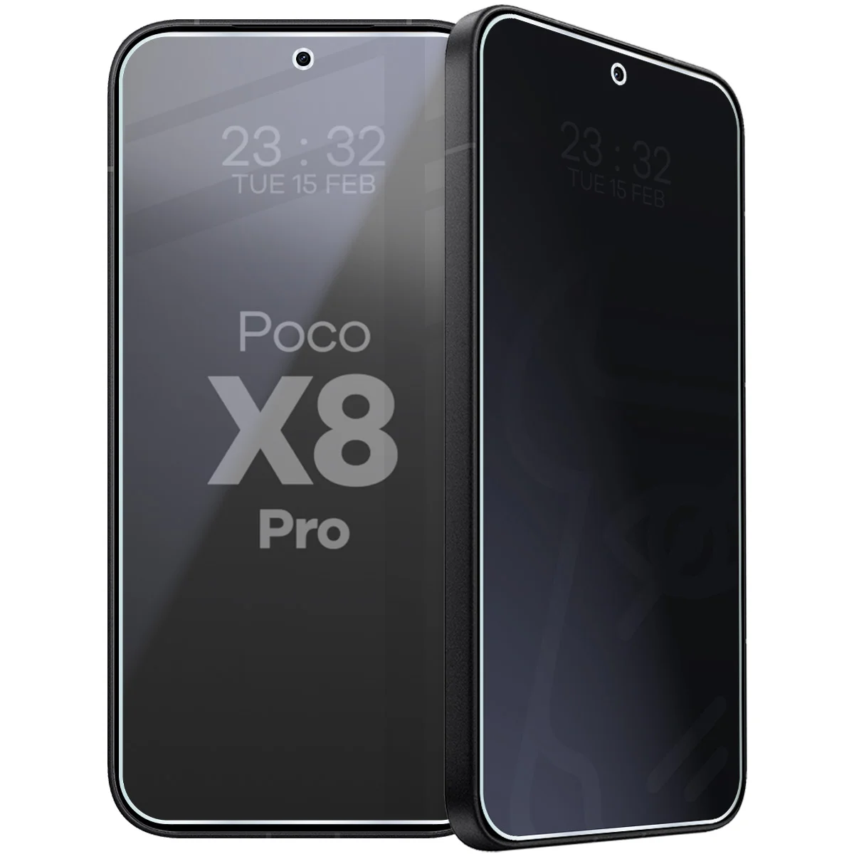Bizon Hybrid Shadow privacy glass for Xiaomi POCO X8 Pro Max