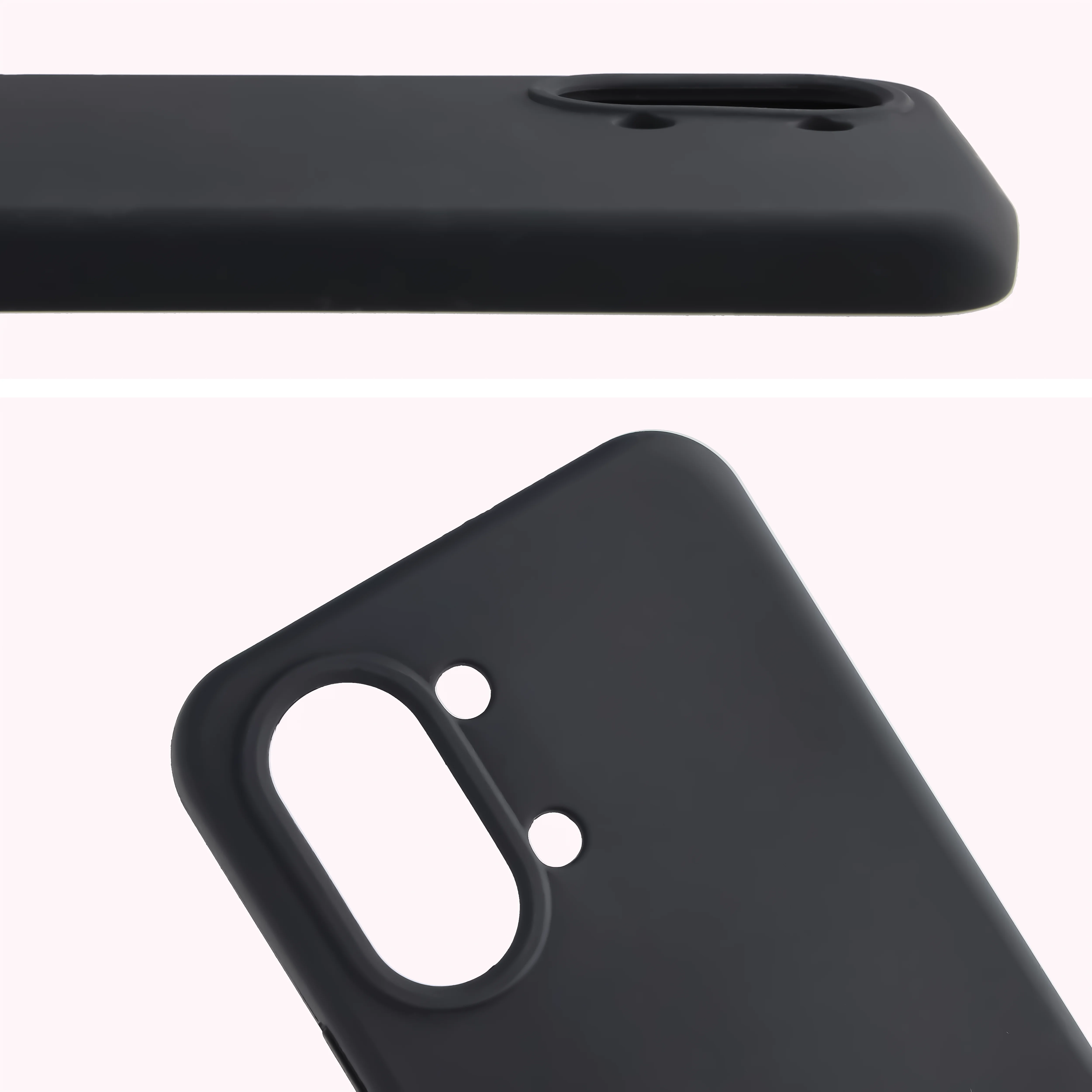 Close-up of the lens cutout in the Bison Soft Case for Xiaomi POCO X8 Pro Max