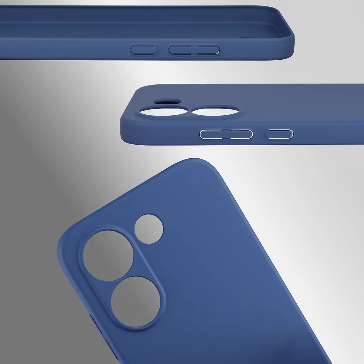 Dedykowane wycięcia i podwyższone krawędzie aparatu i ekranu w etui Bizon Case Łupka do Xiaomi POCO X8 Pro