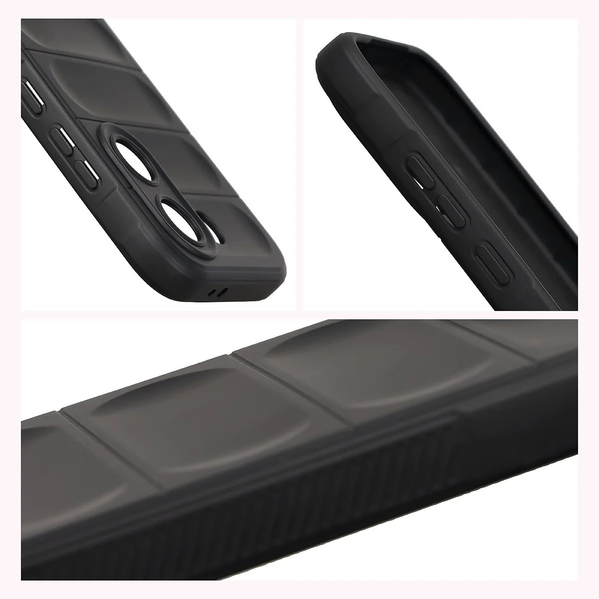 Textured sides and raised edges of the screen and camera in the Bison Case Tur for Xiaomi POCO X8 Pro