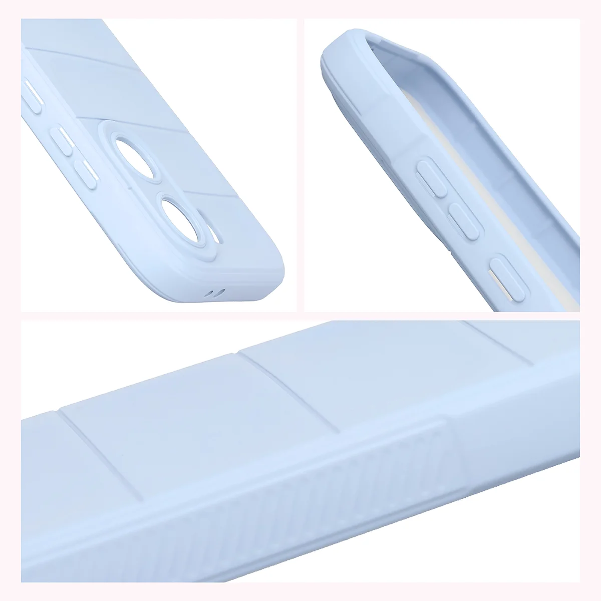 Textured sides and raised edges of the screen and camera in the Bison Case Tur for Xiaomi POCO X8 Pro