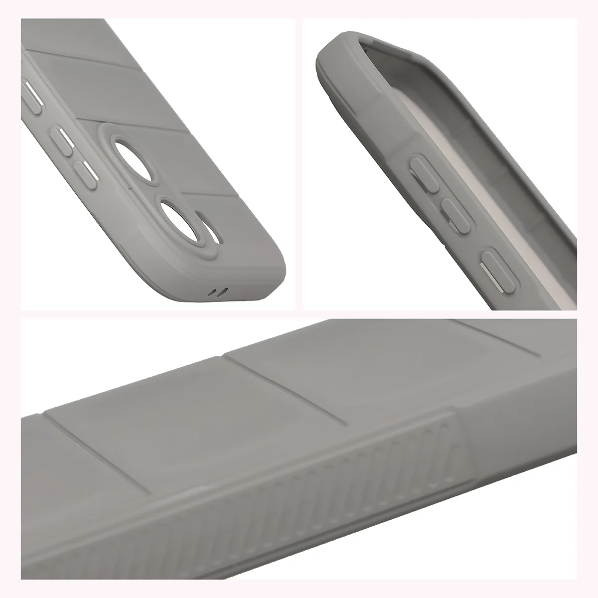 Textured sides and raised edges of the screen and camera in the Bison Case Tur for Xiaomi POCO X8 Pro