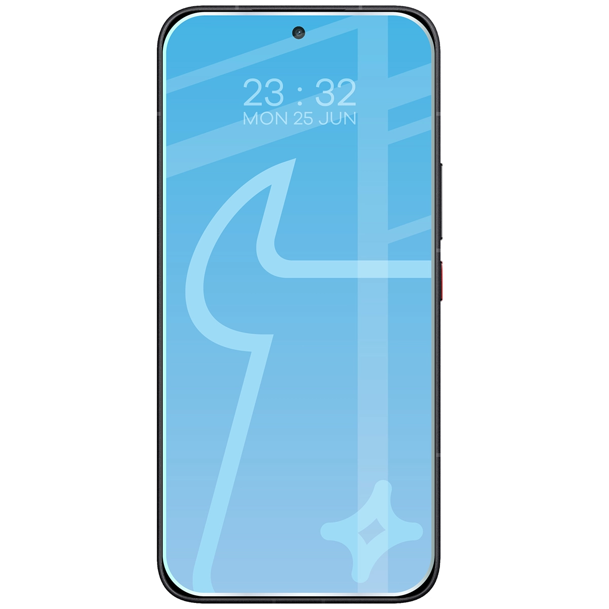 Phone with Bison Glass Clear Duo applied to Xiaomi POCO X8 Pro