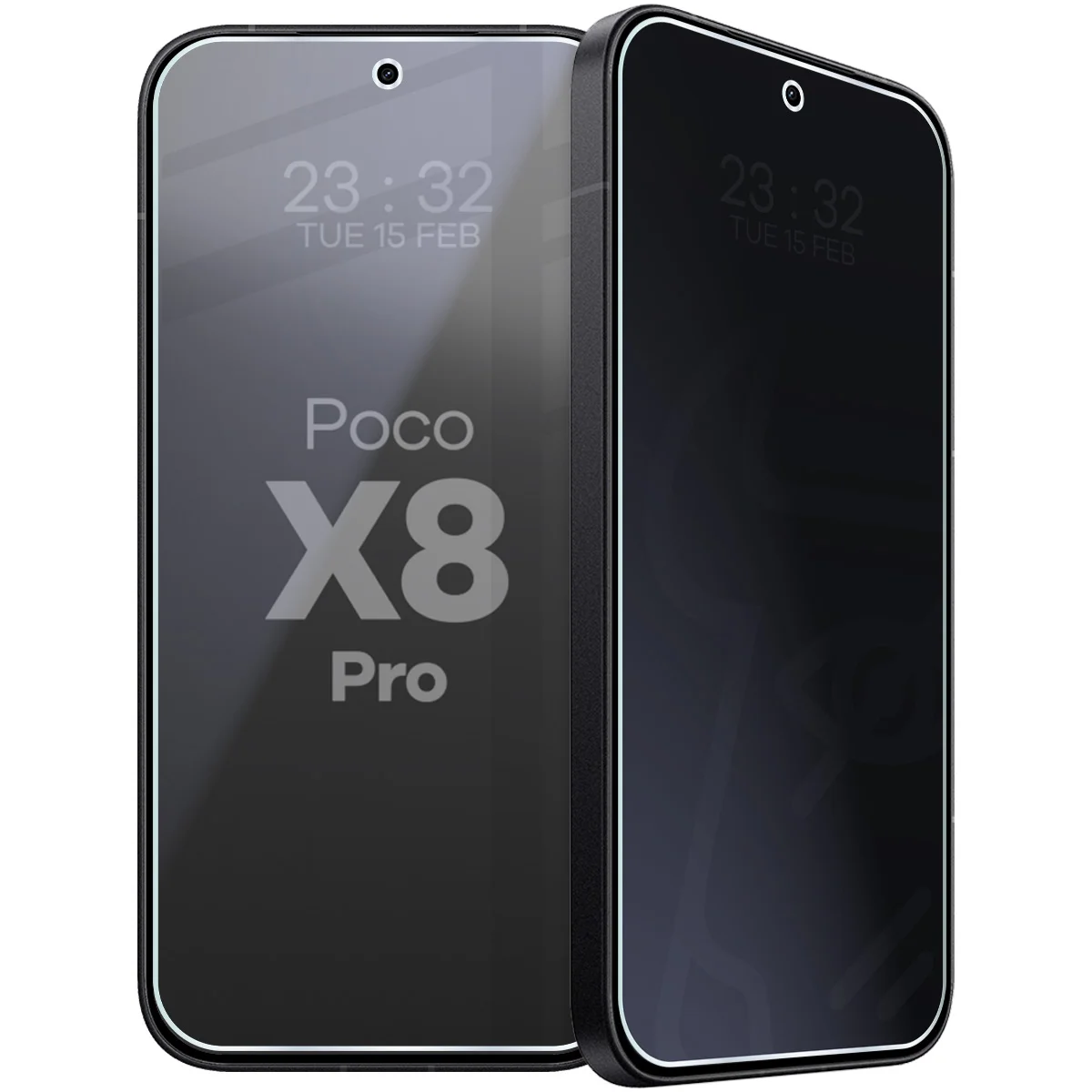 Szkło hybrydowe prywatyzujące Bizon Hybrid Shadow do Xiaomi POCO X8 Pro