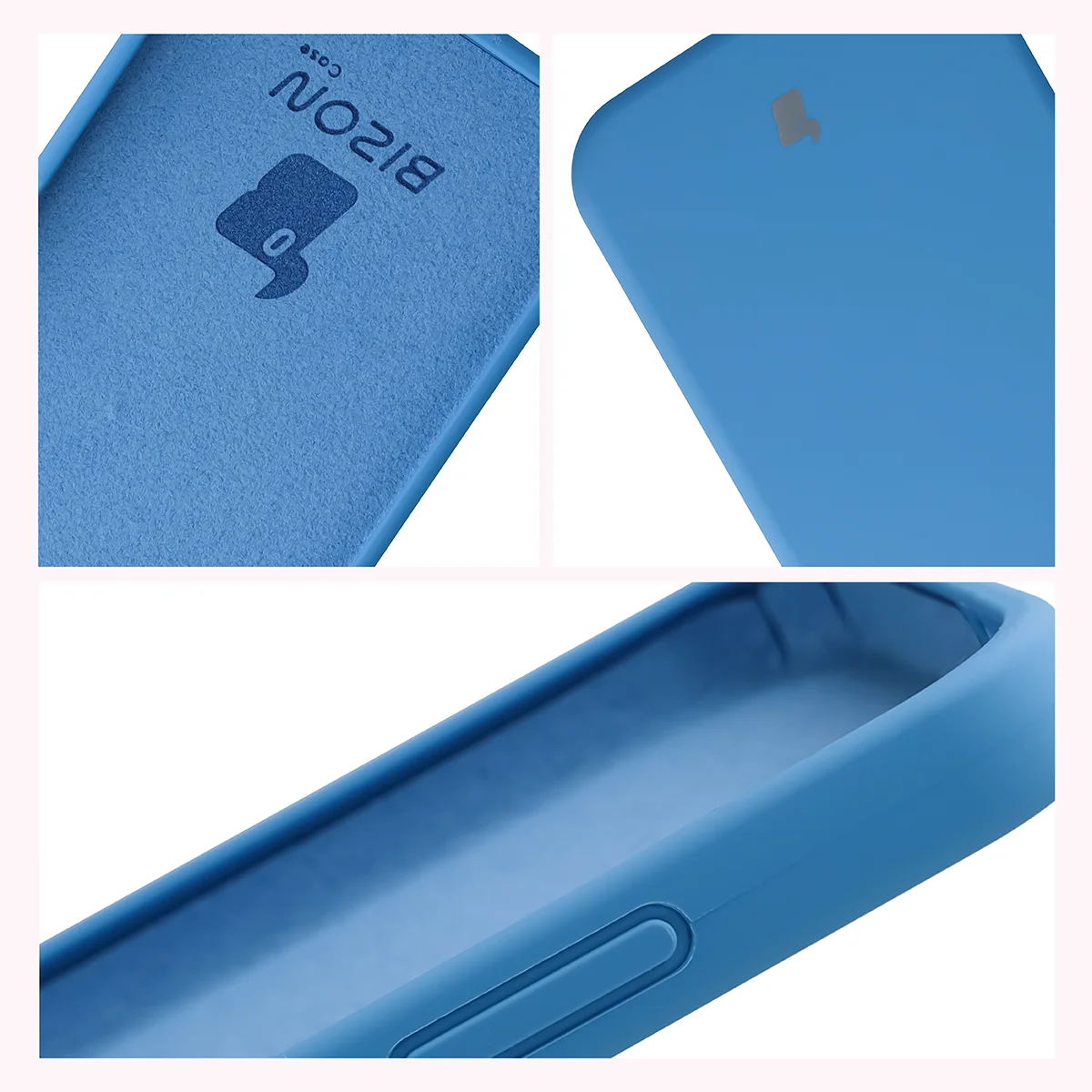 Konstrukcja etui Bizon Soft Case: zintegrowane osłony, podwyższone krawędzie i wyściółka z mikrofibry do Xiaomi POCO X8 Pro