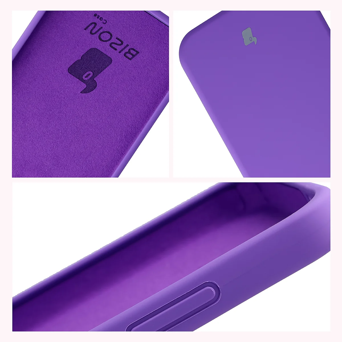 Konstrukcja etui Bizon Soft Case: zintegrowane osłony, podwyższone krawędzie i wyściółka z mikrofibry do Xiaomi POCO X8 Pro