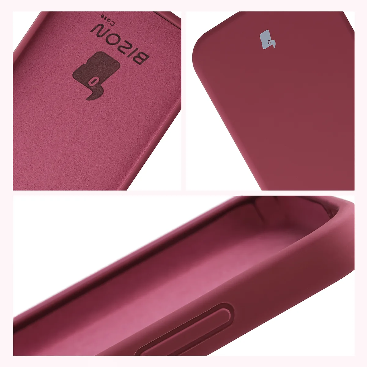 Konstrukcja etui Bizon Soft Case: zintegrowane osłony, podwyższone krawędzie i wyściółka z mikrofibry do Xiaomi POCO X8 Pro