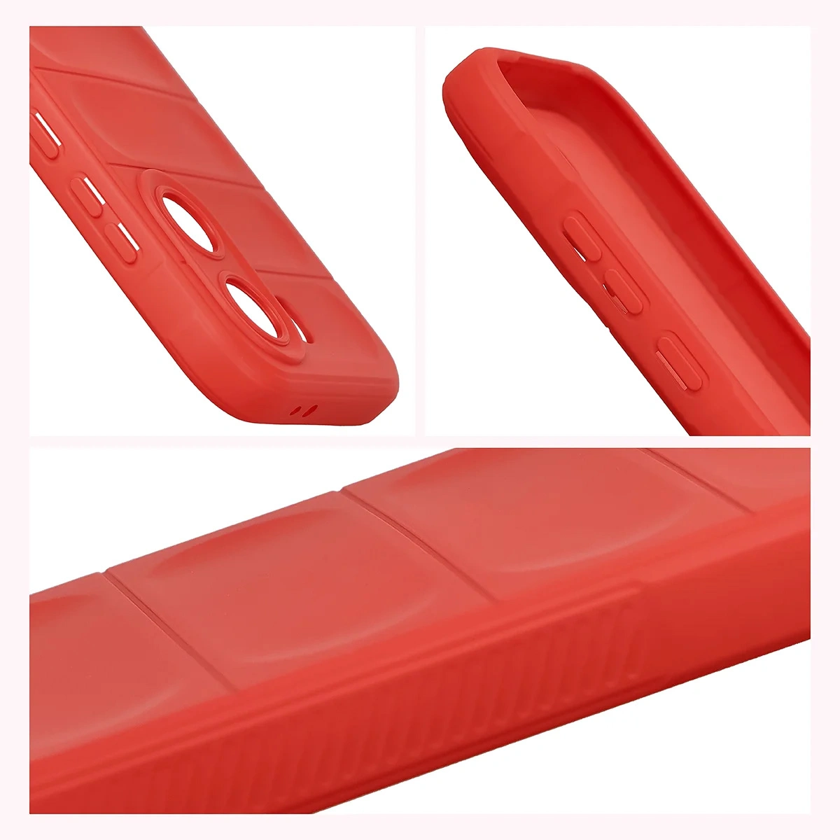 Podwyższone krawędzie i antypoślizgowa powierzchnia w etui Bizon Case Tur do Xiaomi POCO X8 Pro