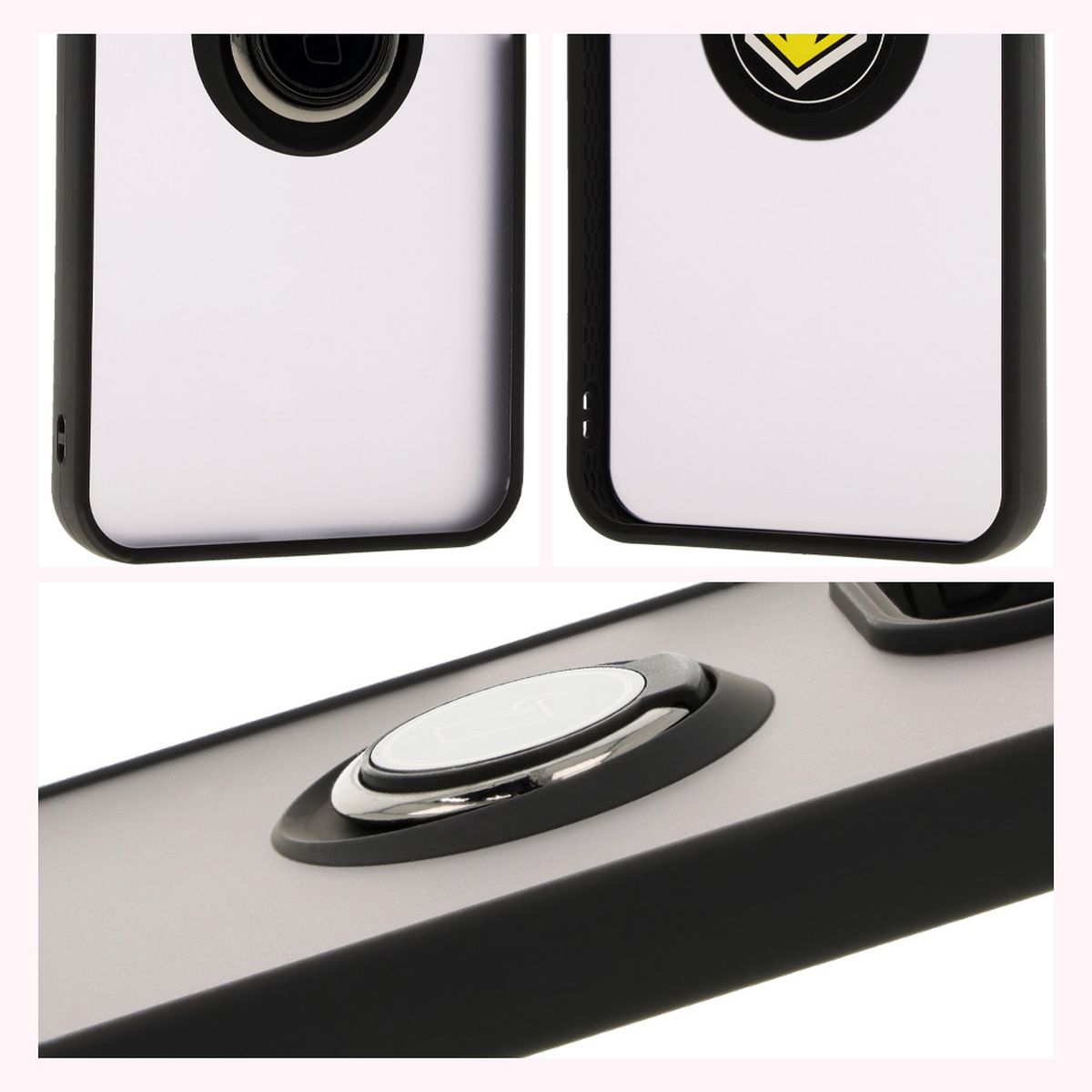 Eigenschaften Bizon Case Hybrid Ring: rutschfester Rahmen und mattes Design