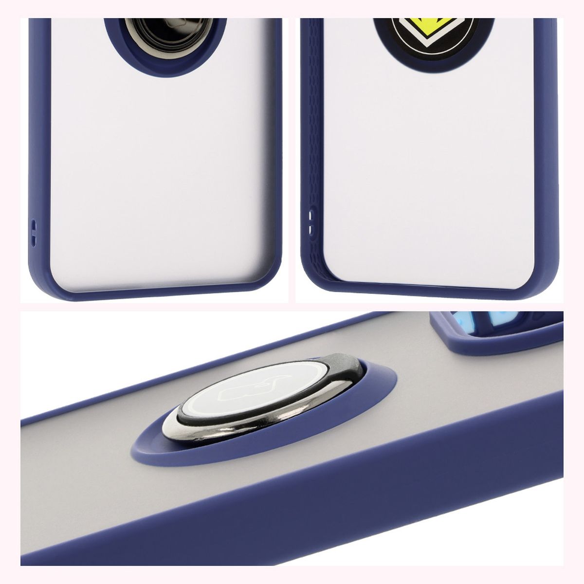 Eigenschaften des Bizon Case Hybrid Ring: rutschfester Rahmen und mattes Design