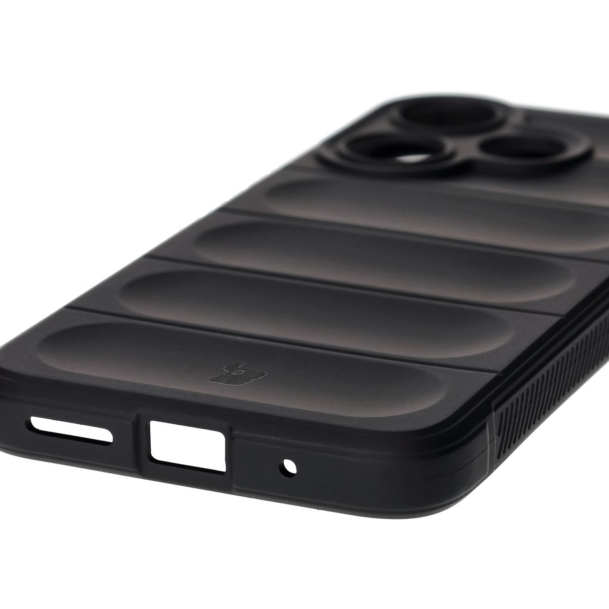 Präzise Aussparungen und Kompatibilität mit induktivem Laden im Etui Bizon Case Tur