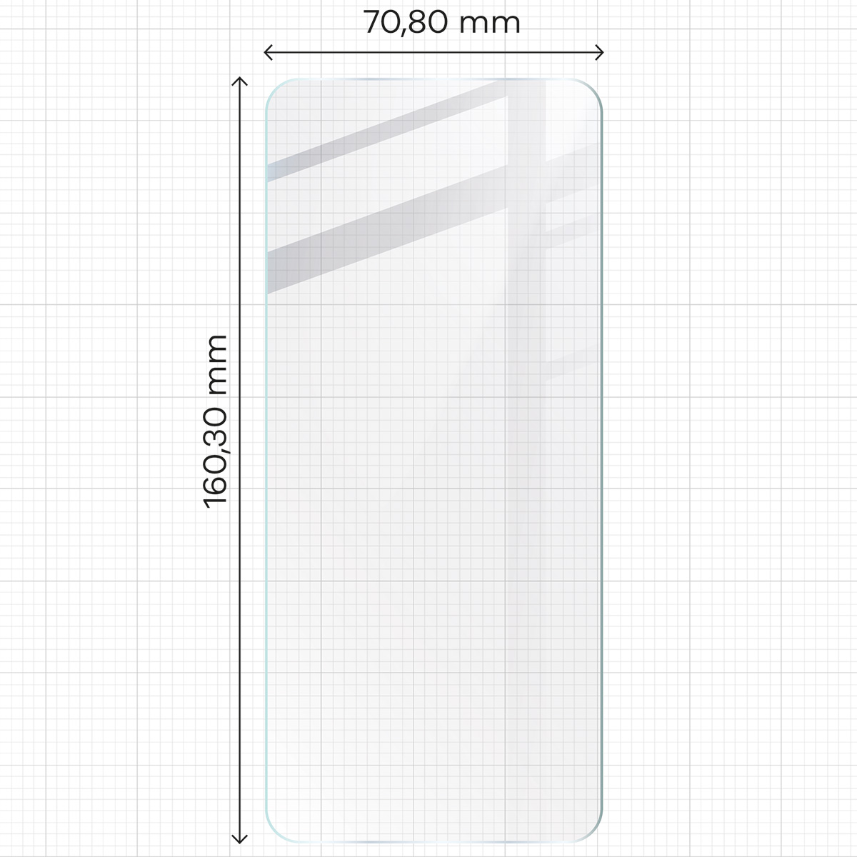 Wymiary szkła Bizon Glass Edge 2