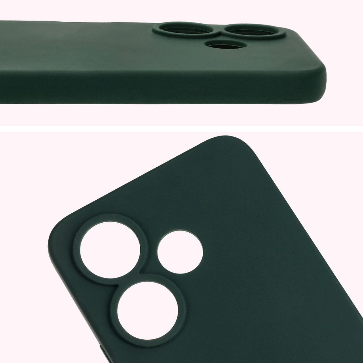 Close-up of lens cutouts in Bizon Soft Case