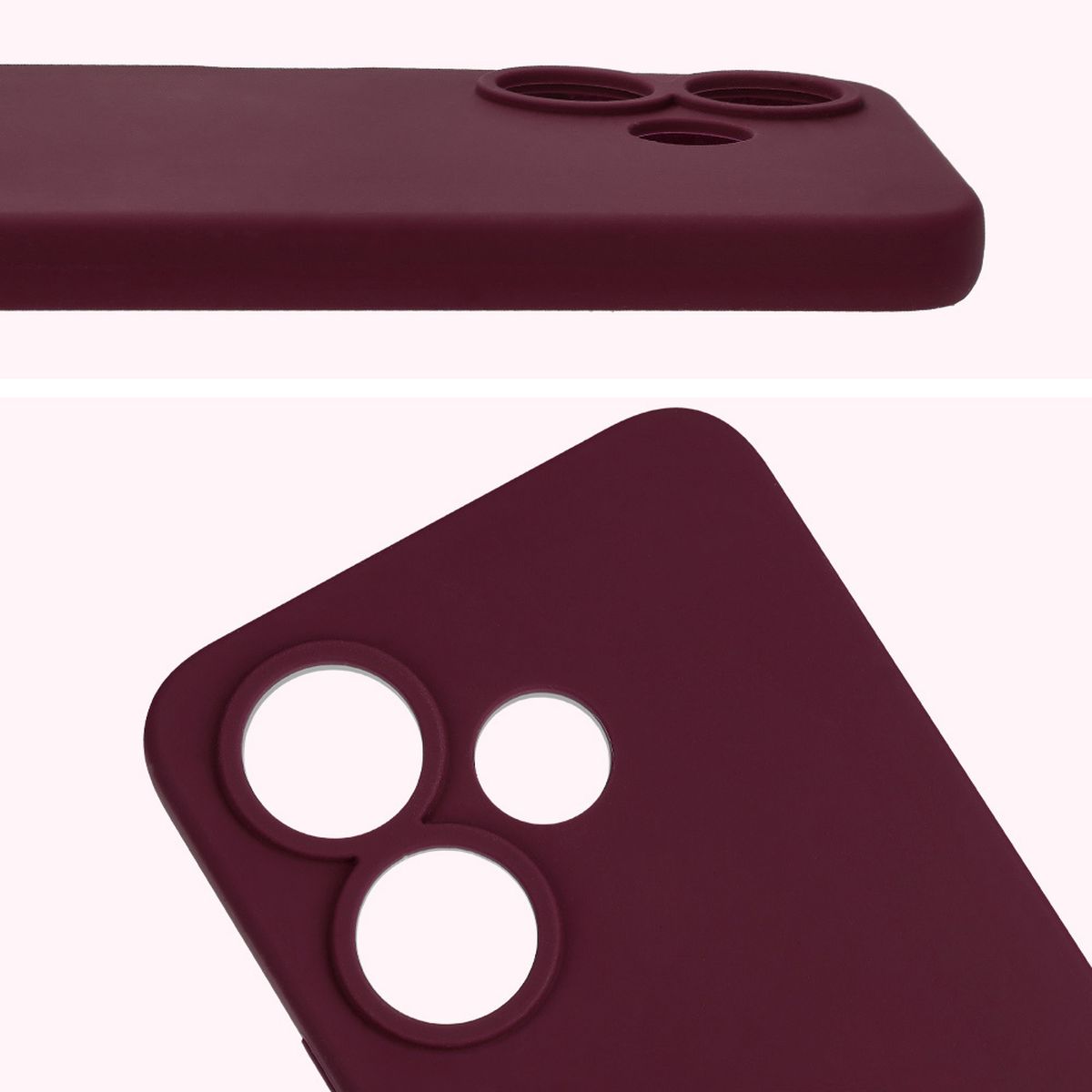 Close-up of lens cutouts in Bizon Soft Case