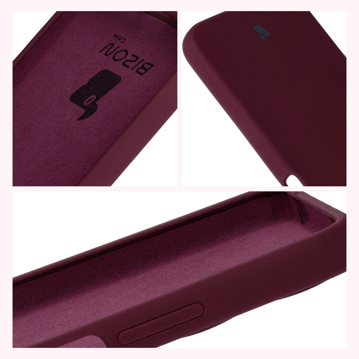 Bizon Soft Case construction: integrated covers, raised edges, and microfiber padding
