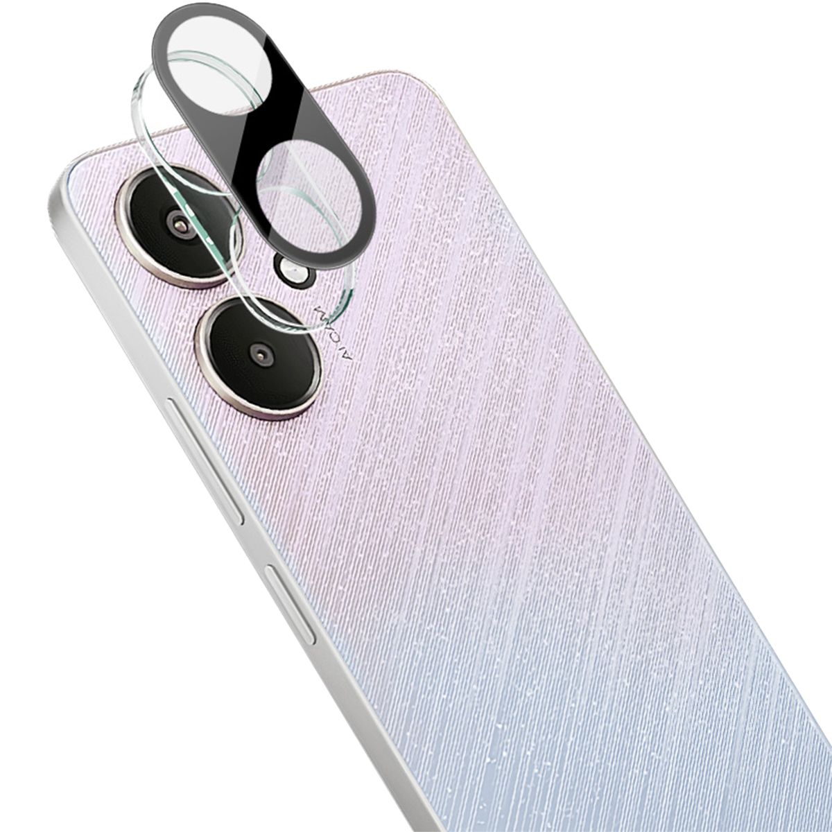 Bizon Glass Lens applied to the camera island