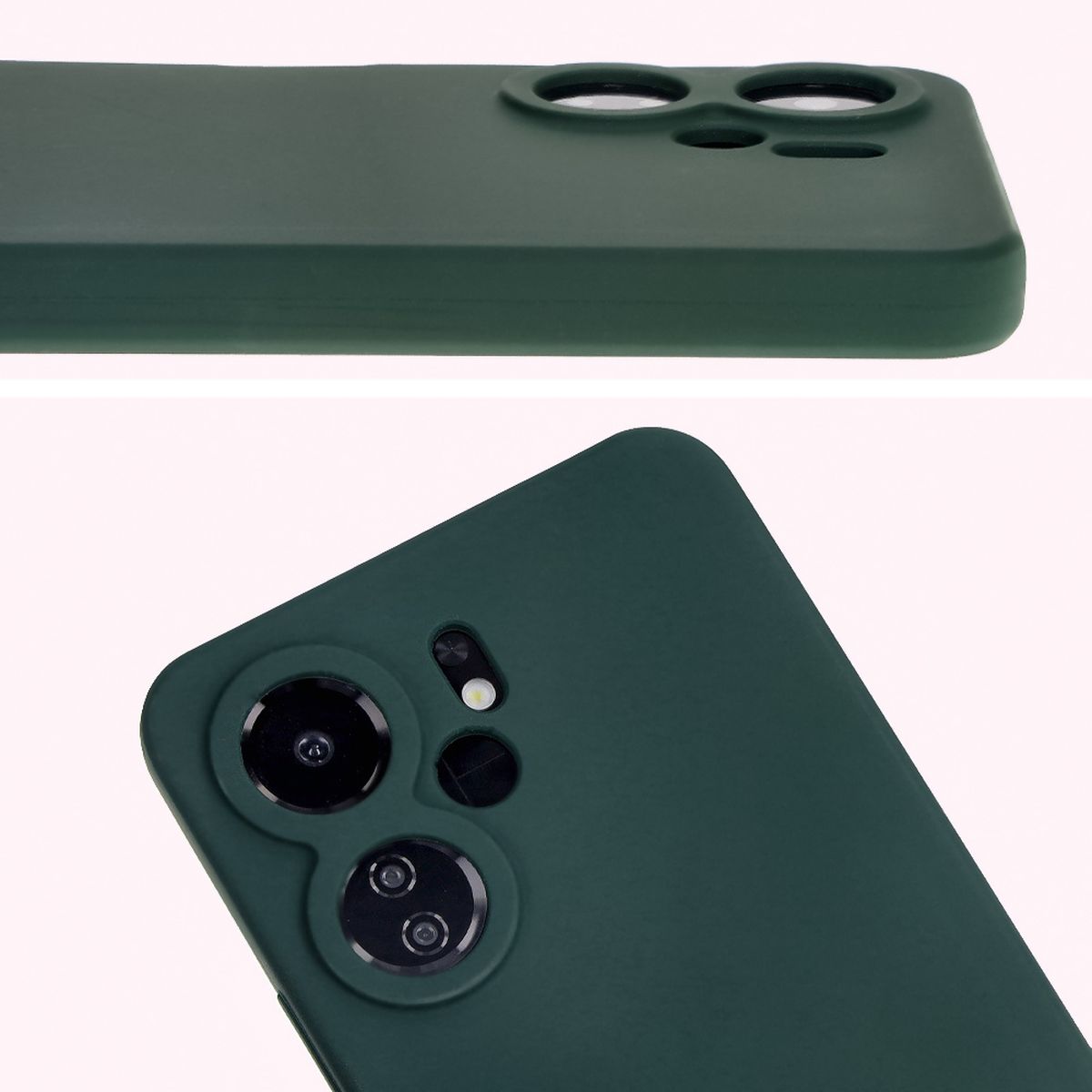 Close-up of lens cutouts in Bizon Soft Case