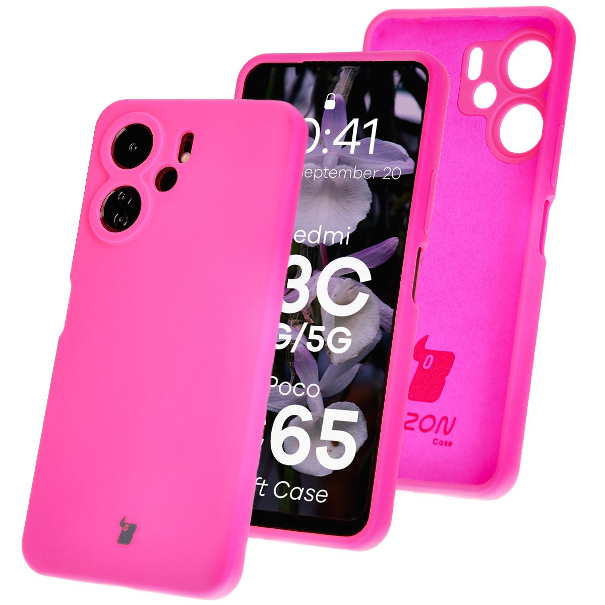 Silikon Etui Bizon Soft Case für Xiaomi Redmi 13C 4G / Xiaomi Redmi 13C 5G / Xiaomi Poco C65