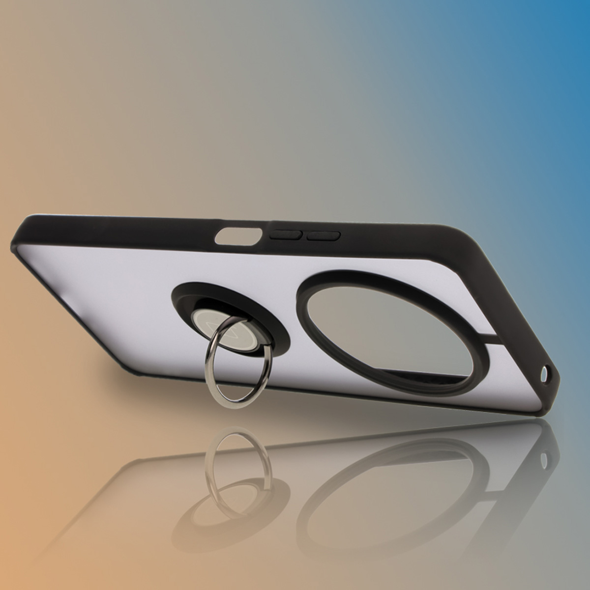 Holder as a stand in Bizon Hybrid Ring case