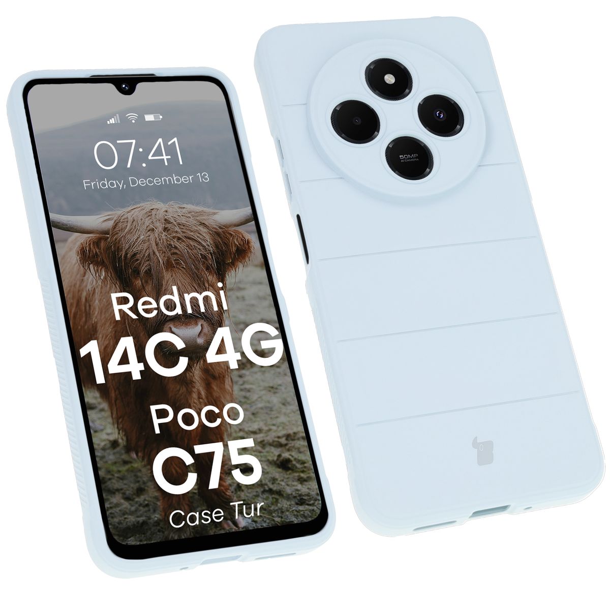 Carcasa rezistentă Bizon Case Tur pentru Xiaomi Redmi 14C 4G / POCO C75