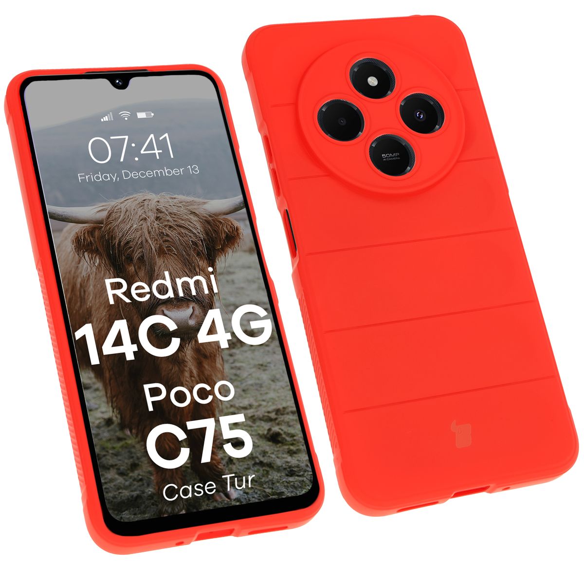 Husa rezistentă Bizon Case Tur pentru Xiaomi Redmi 14C 4G / POCO C75