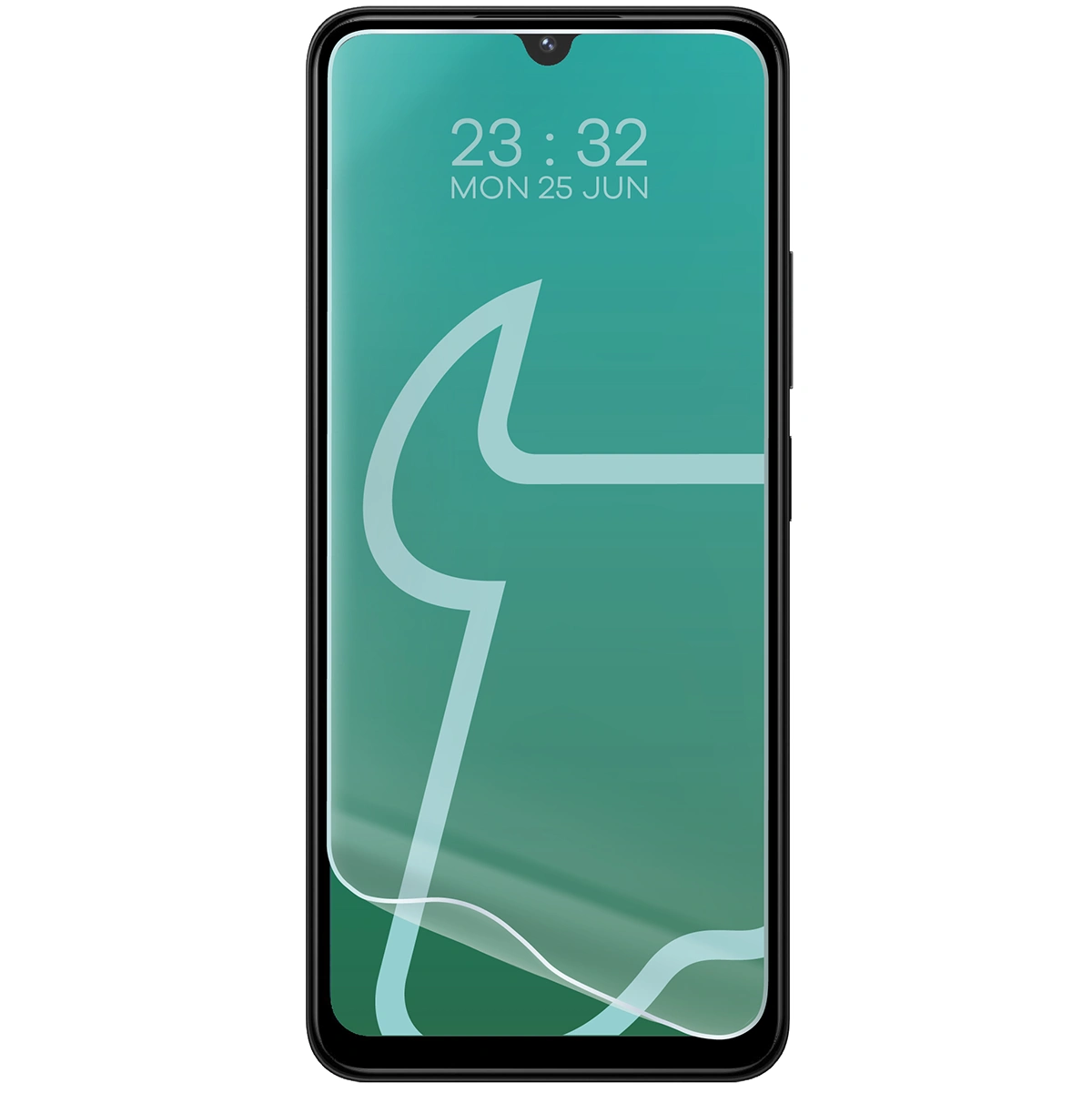 Folia hydrożelowa do Xiaomi Redmi 14C 4G / Xiaomi POCO C75 obok telefonu