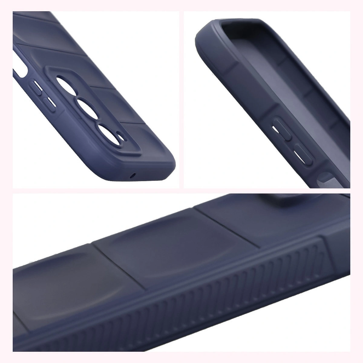 Textured sides and raised edges of the screen and camera in the Bison Case Tur for Xiaomi Redmi 15 4G / 5G
