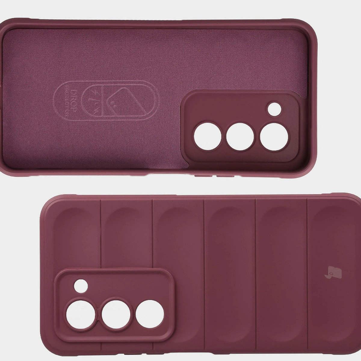 Microfiber lining, grooves on the back, and reinforced corners in the Bison Case Tur for Xiaomi Redmi 15 4G / 5G