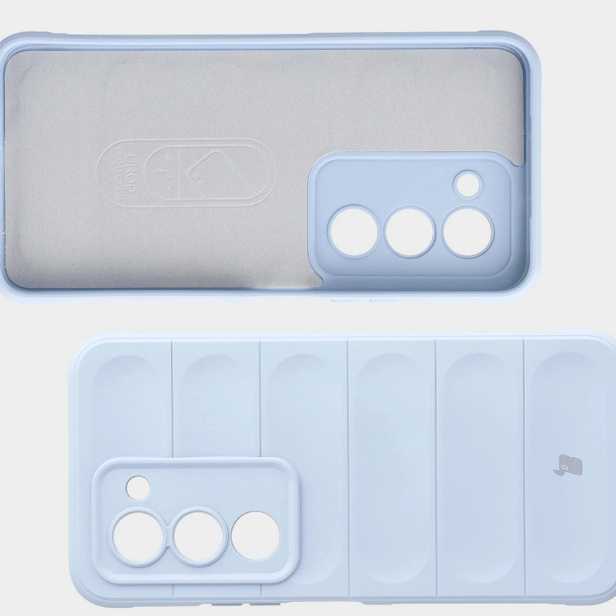 Mikrofaserpolster, Vertiefungen auf der Rückseite und verstärkte Ecken in der Bizon Case Tur Hülle für Xiaomi Redmi 15 4G / 5G