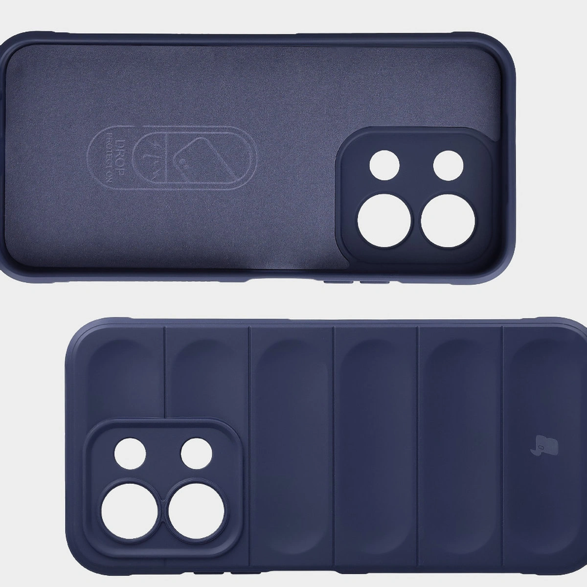 Microfiber lining, grooves on the back, and reinforced corners in the Bison Case Tur for Xiaomi Redmi 15C 4G / 5G / POCO C85 4G