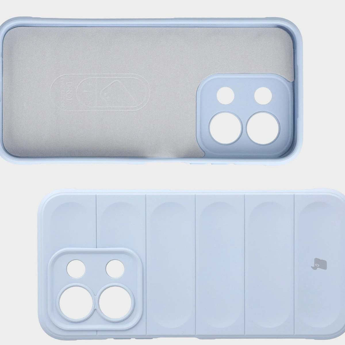 Wyściółka z mikrofibry, wyżłobienia na pleckach i wzmocnione narożniki w etui Bizon Case Tur do Xiaomi Redmi 15C 4G / 5G / POCO C85 4G