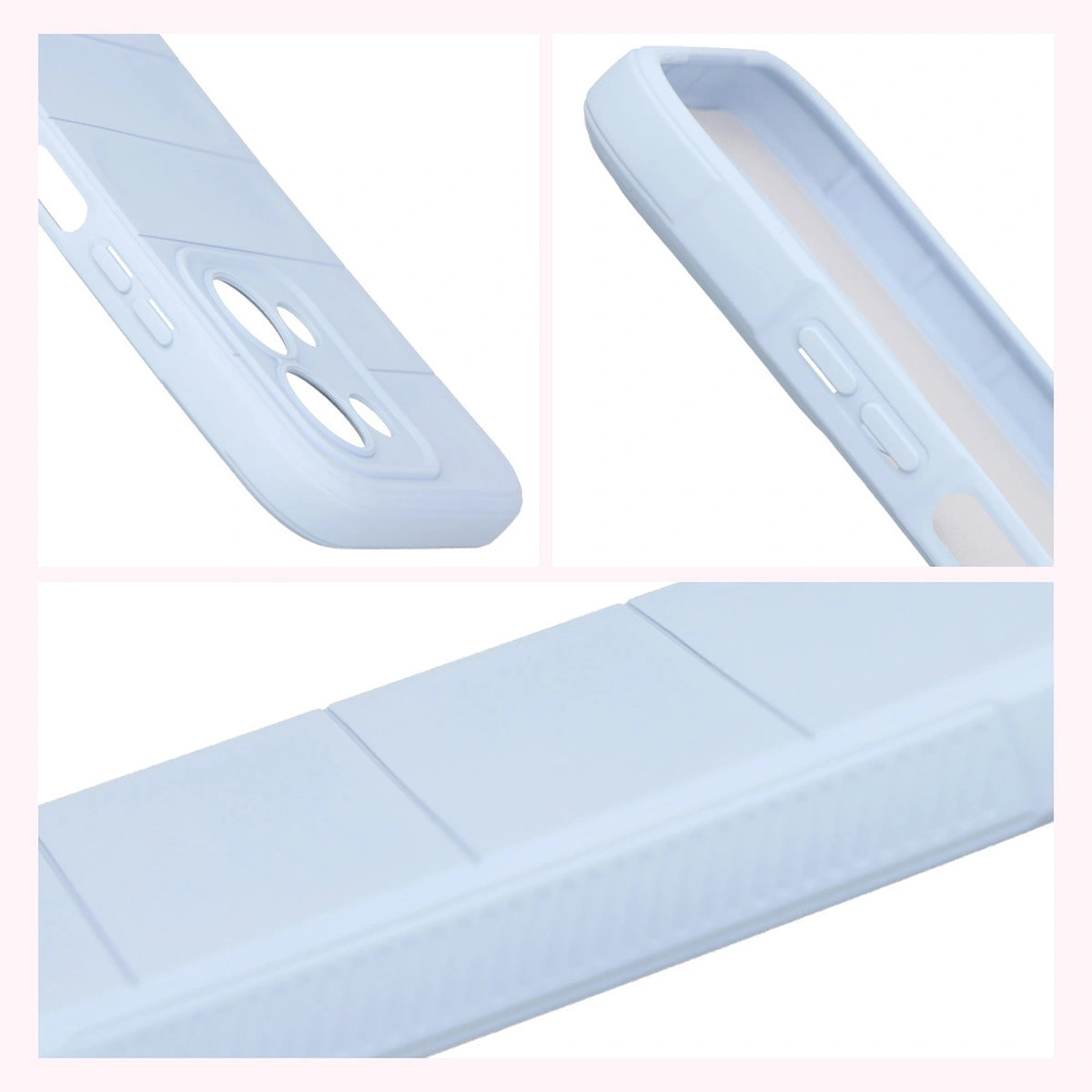 Teksturowane boki i podwyższone krawędzie ekranu i aparatu w etui Bizon Case Tur do Xiaomi Redmi 15C 4G / 5G / POCO C85 4G