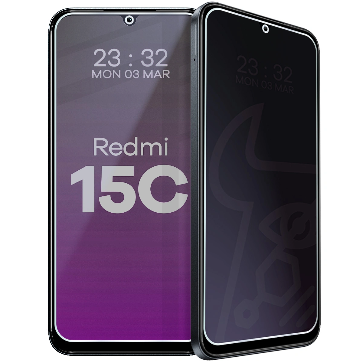 Szkło hybrydowe prywatyzujące Bizon Glass Mule Shadow do Xiaomi Redmi 15C 4G