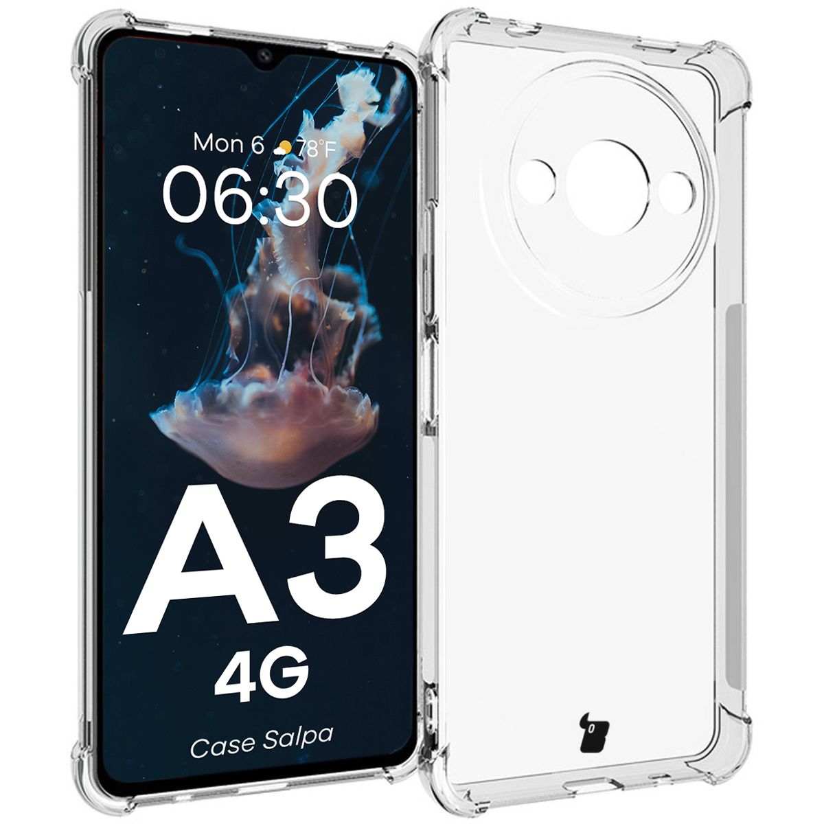 Transparent Bizon Case Salpa for Xiaomi Redmi A3 4G