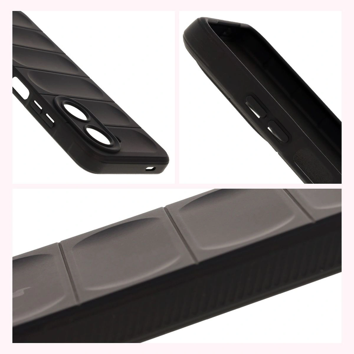 Textured sides and raised edges for the screen and camera in the Bison Case Tur for Xiaomi Redmi A5 4G / Xiaomi POCO C71 4G