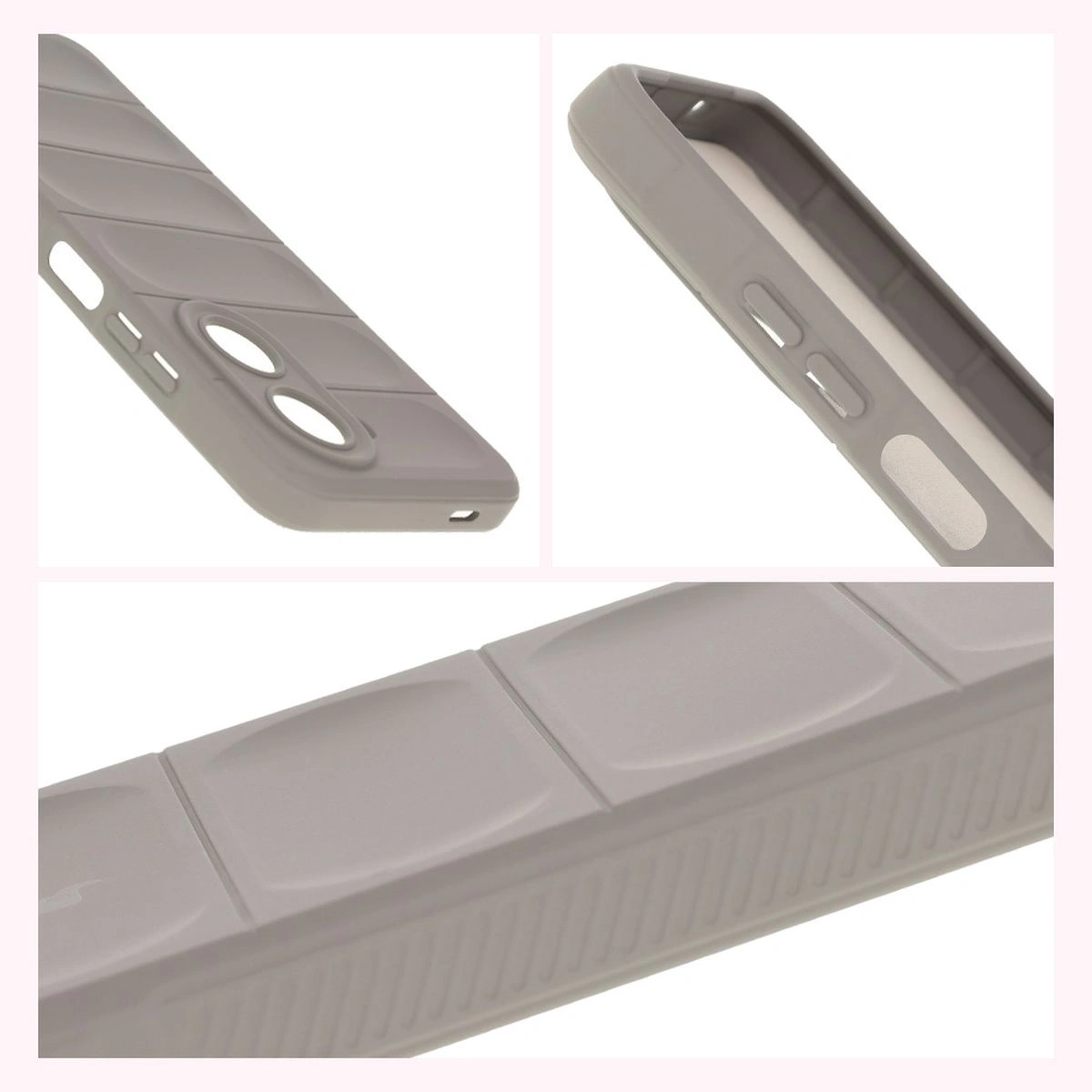Textured sides and raised edges of the screen and camera in the Bison Case Tur for Xiaomi Redmi A5 4G / Xiaomi POCO C71 4G