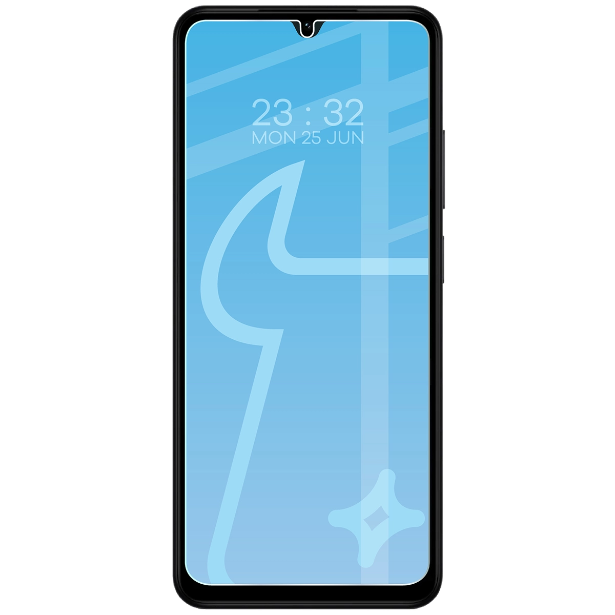 Telefon z nałożonym szkłem Bizon Glass Clear 2 do Xiaomi Redmi A5 4G/Poco C71