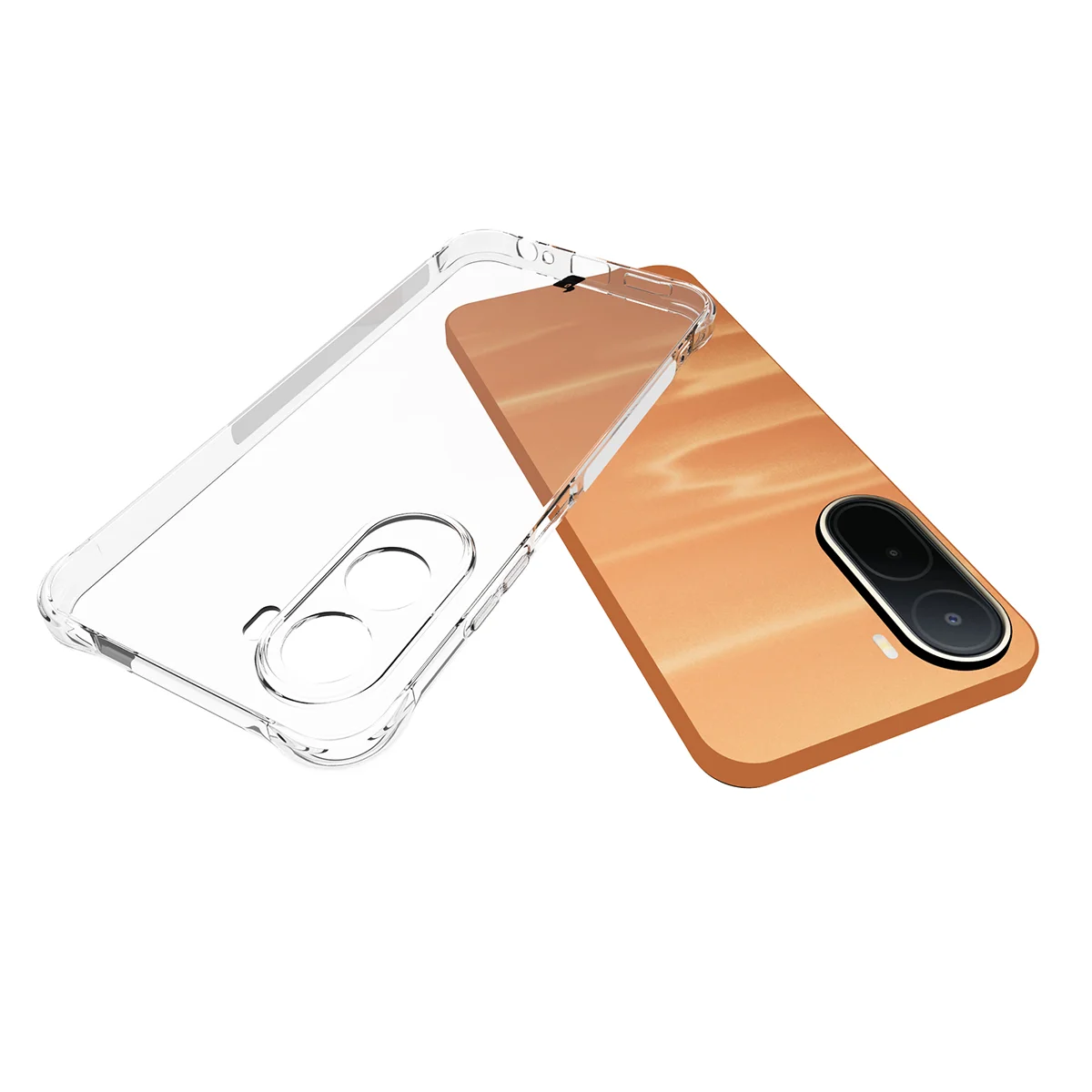 Dedicated cutouts and raised edges for the camera in the Bizon Case Salpa for Xiaomi Redmi A7 Pro