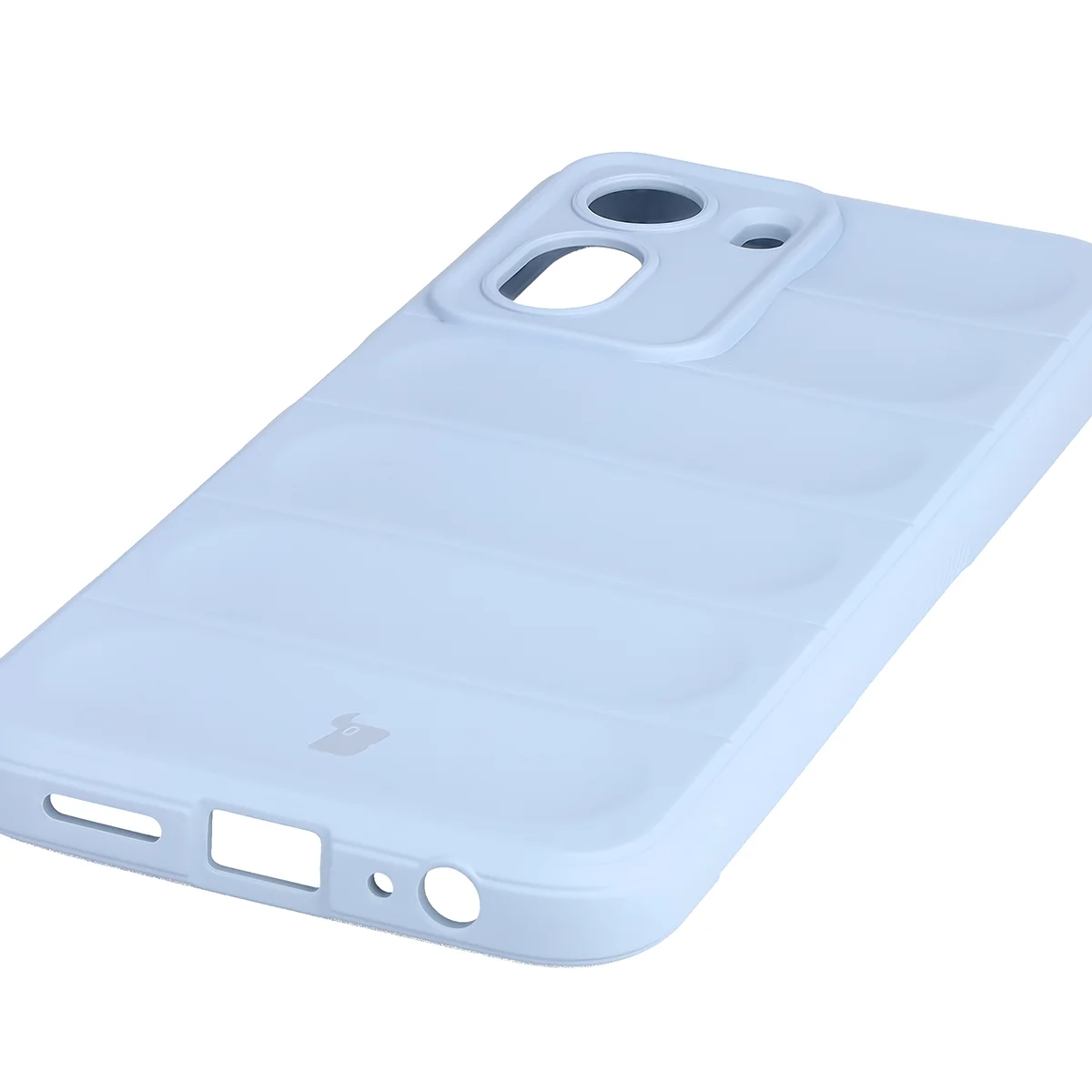 Precyzyjne wycięcia i kompatybilność z ładowaniem indukcyjnym w etui Bizon Case Tur do Xiaomi Redmi A7 Pro / POCO C85X / C81 / C81 Pro