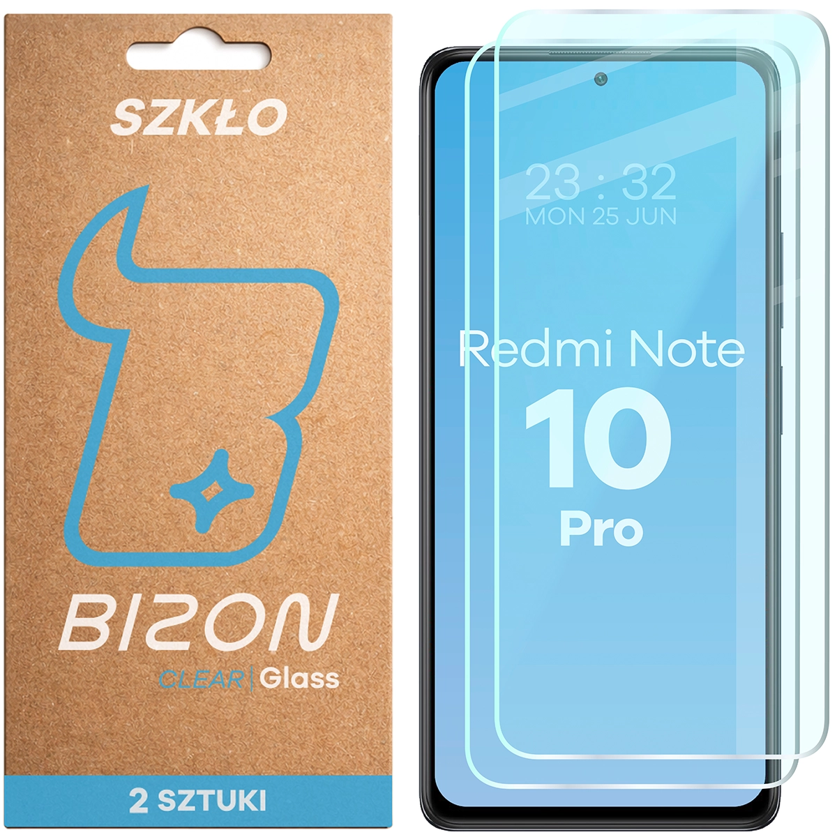 Szkło hartowane Bizon Glass Clear Duo do Xiaomi Redmi Note 10 Pro