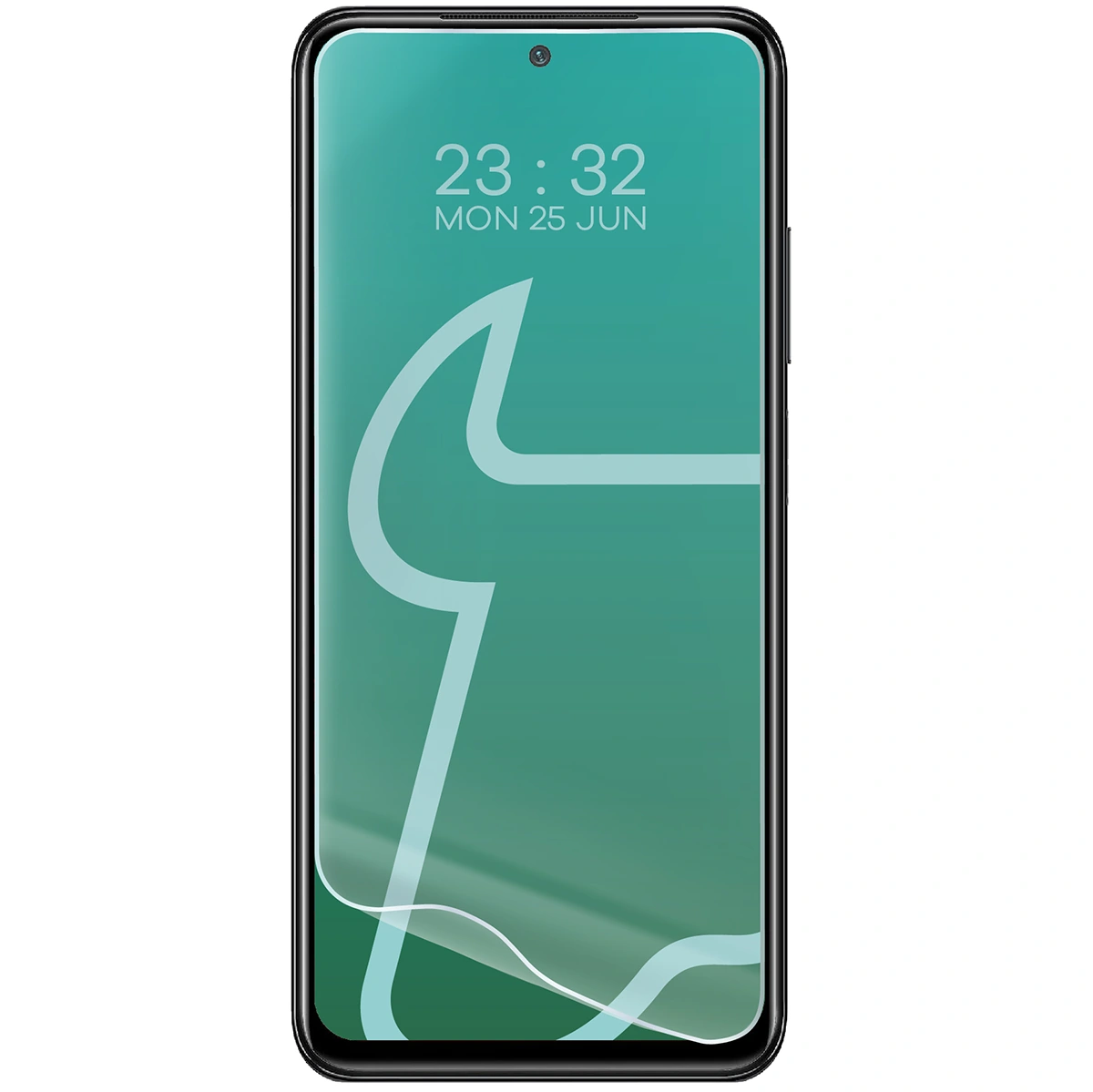 Folia hydrożelowa do Xiaomi Redmi Note 10 / 10s obok telefonu