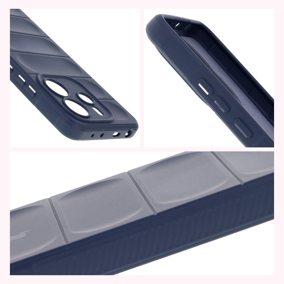 Textured sides and raised edges for the screen and camera in the Bison Case Tur for Xiaomi Redmi Note 14 4G