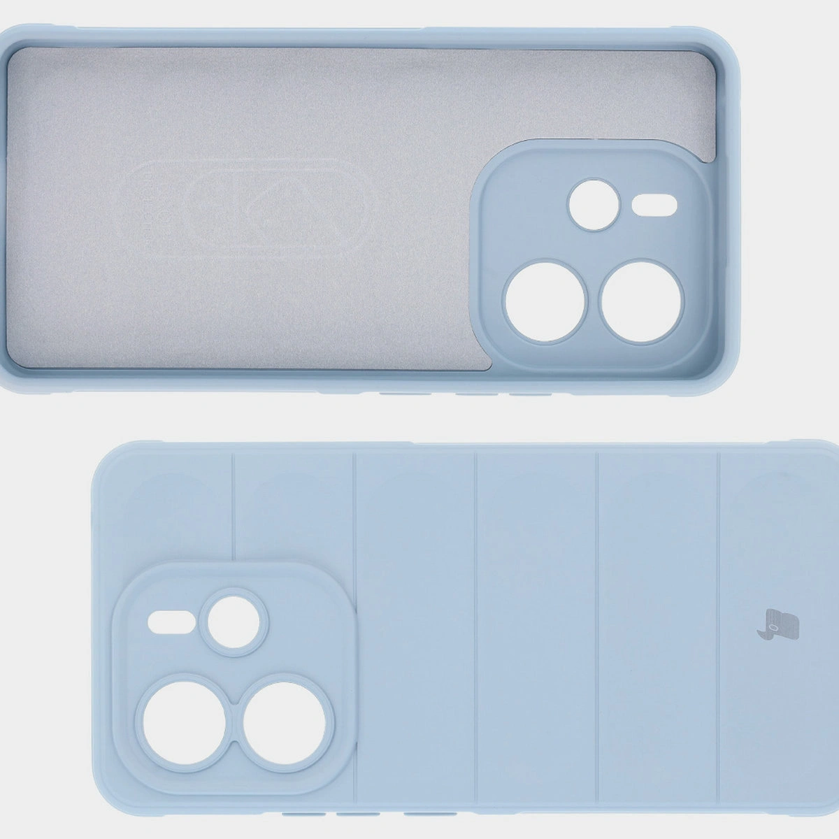 Wyściółka z mikrofibry, wyżłobienia na pleckach i wzmocnione narożniki w etui Bizon Case Tur do Xiaomi Redmi Note 14 4G