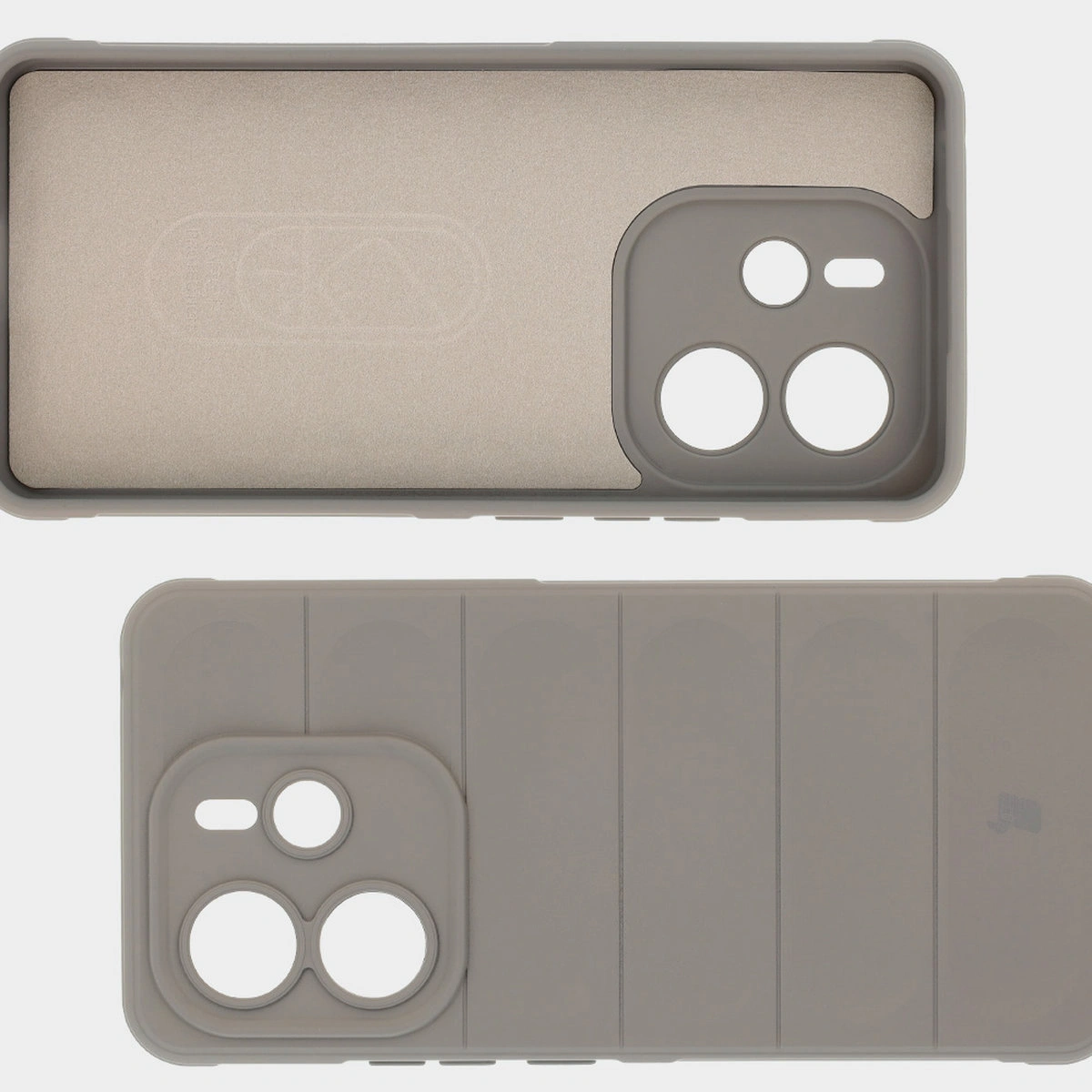 Microfiber lining, grooves on the back, and reinforced corners in the Bison Case Tur for Xiaomi Redmi Note 14 4G