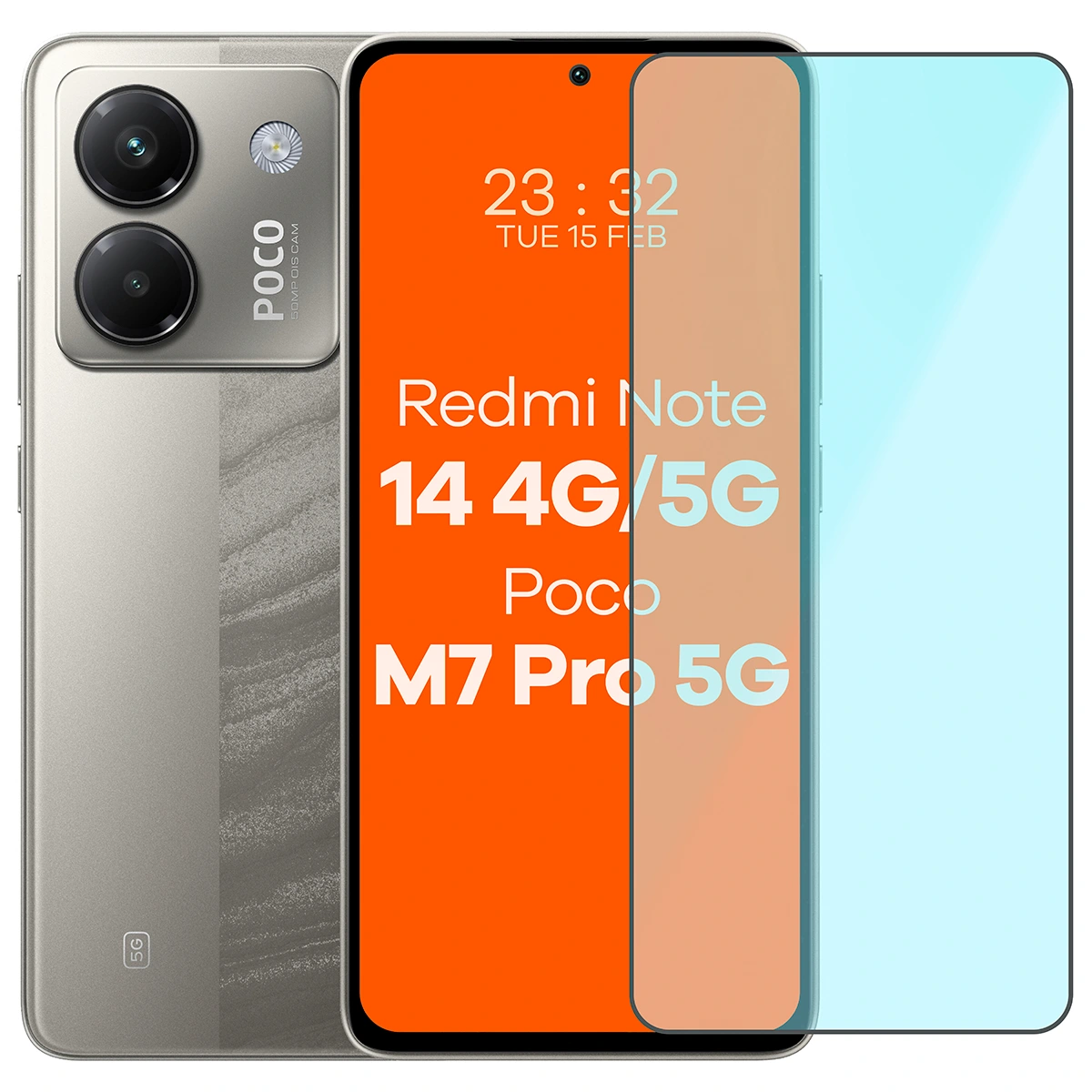 Szkło hartowane Bizon Smart Glass do Redmi Note 14 / POCO M7 Pro 5G