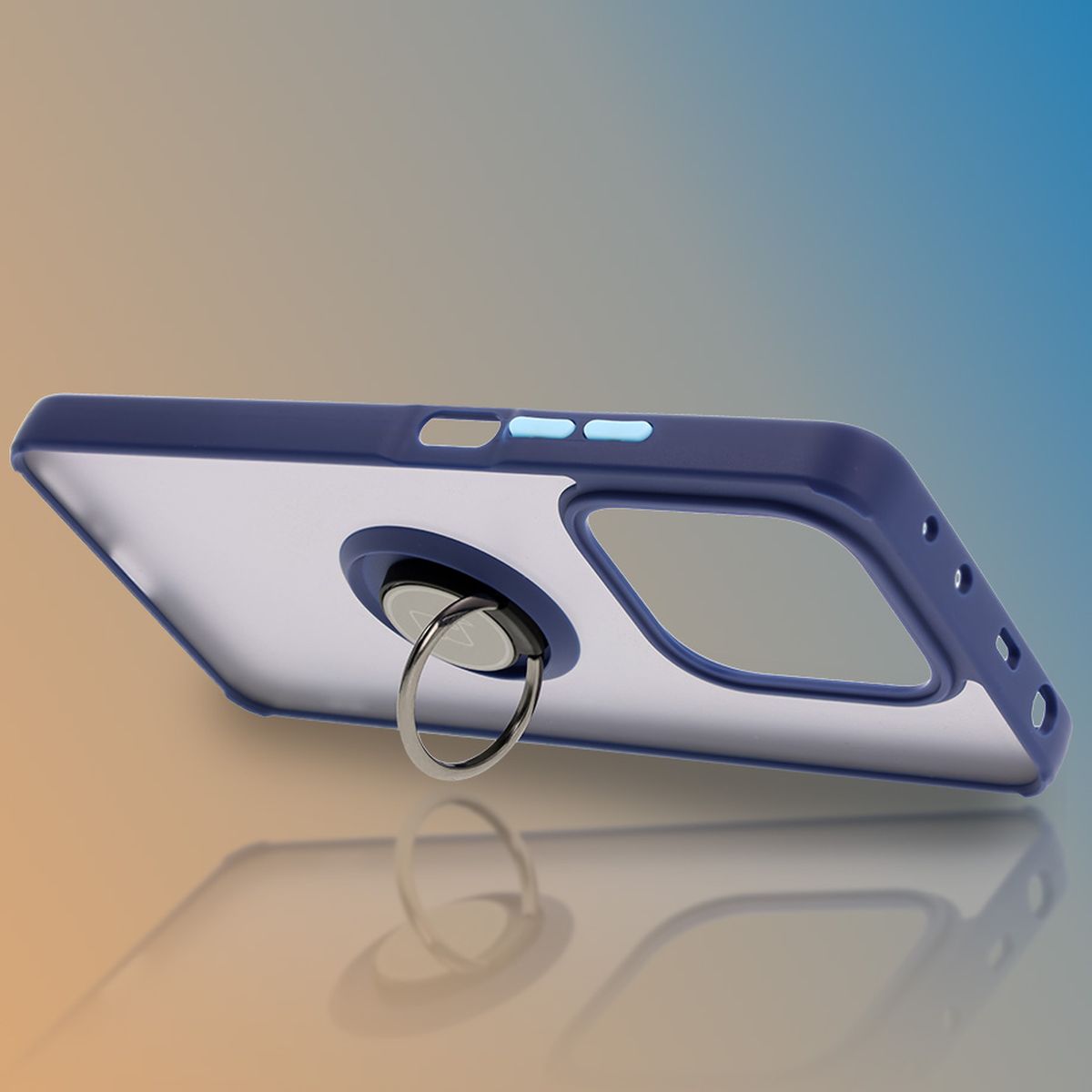 Halter als Ständer im Bizon Hybrid Ring Etui